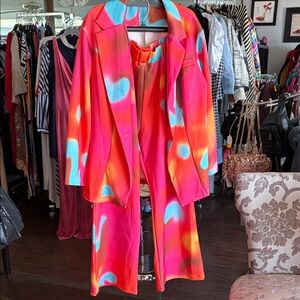 Vibrant Multicolor Women's Jacket & Coat